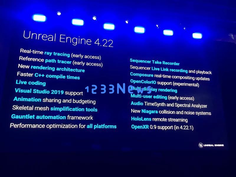 TimSweeney宣布750万开发者已使用虚幻引擎,同时EpicGames在线服务免费开放