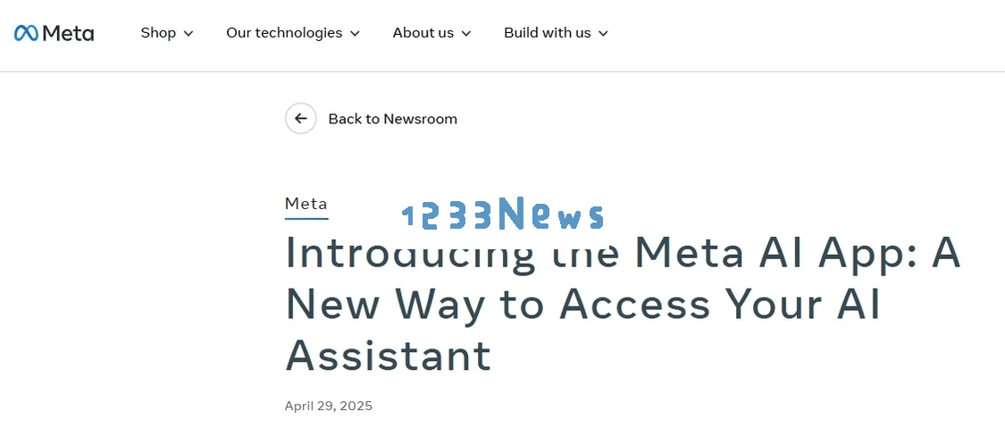 Meta推出新型独立AI应用，针对ChatGPT，力图实现个性化语音助手的全新体验