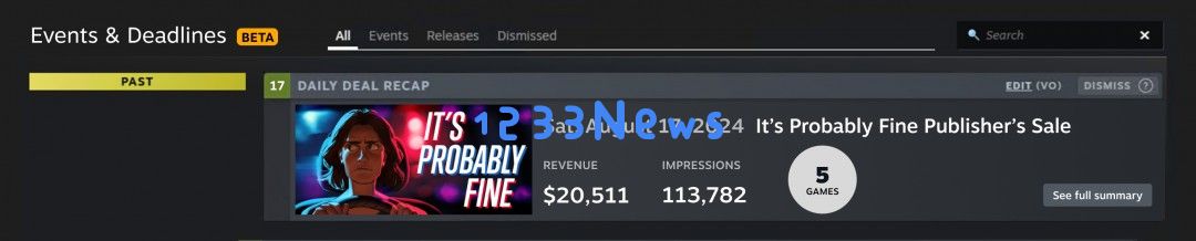 Steam每日特惠计划更新：助力开发者与玩家共赢