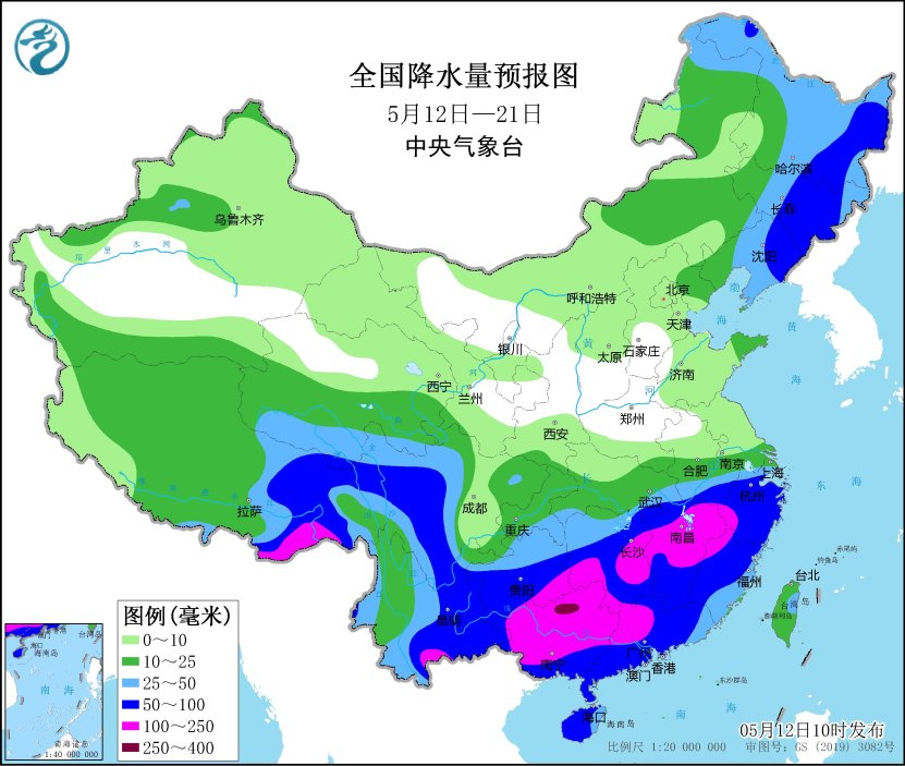 中央气象台：华南西部及东北地区降水量较常年偏多 华北南部与黄淮中西部将迎高温天气