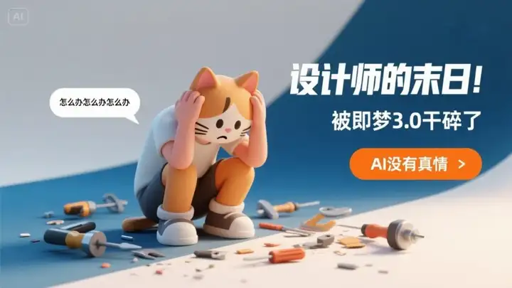 最强中文AI绘图模型即梦3.0上线，设计师们又一次emo了。
