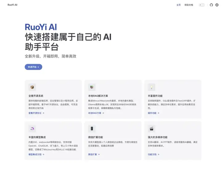 1.9K+ Star！RuoYi AI：一个全栈式 AI 开发平台