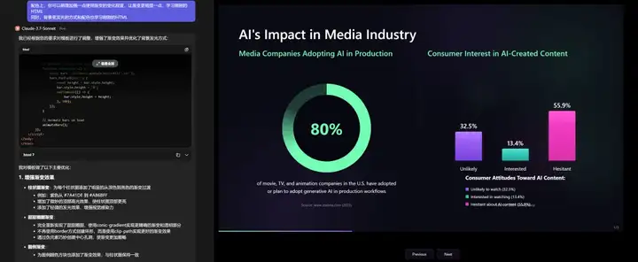 信息的AI可视化（1）：AI生成动态PPT的步骤分享