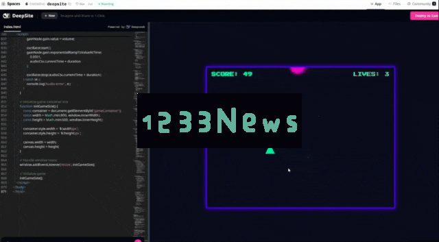免费的「网页版Cursor」！新版DeepSeek-V3加持，秒秒钟编出一个游戏/APP