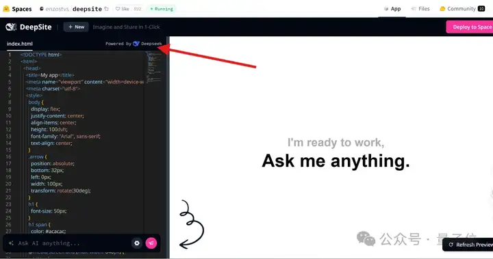 免费的「网页版Cursor」！新版DeepSeek-V3加持，秒秒钟编出一个游戏/APP