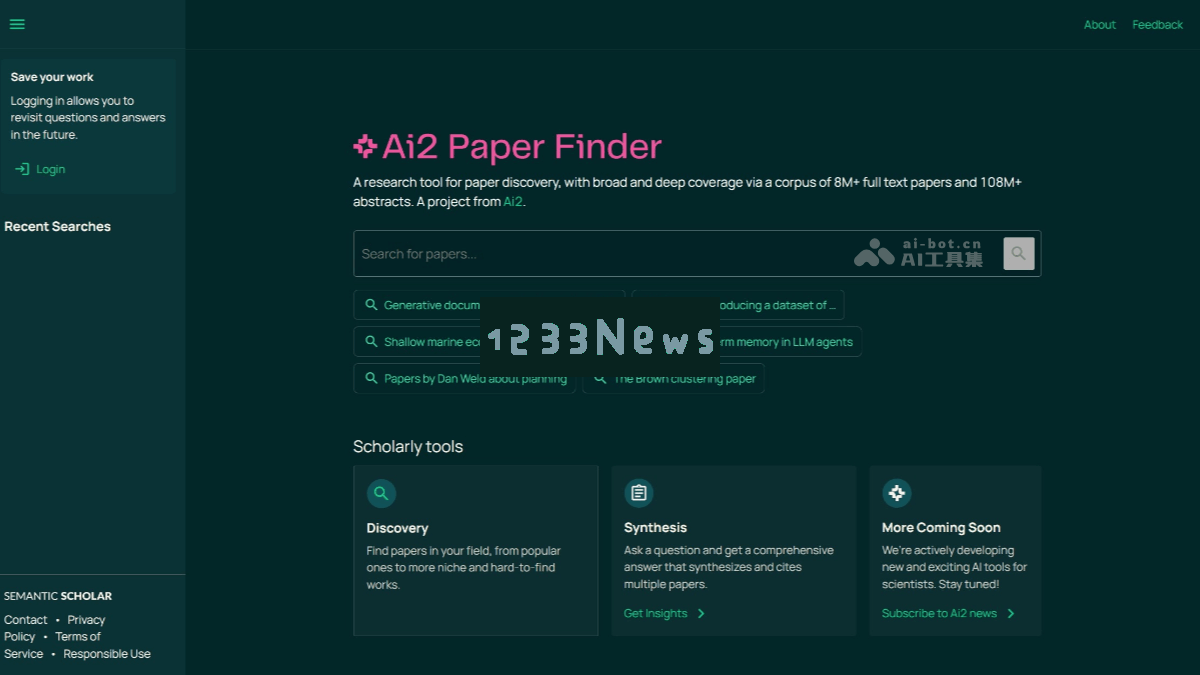 Ai2 PaperFinder