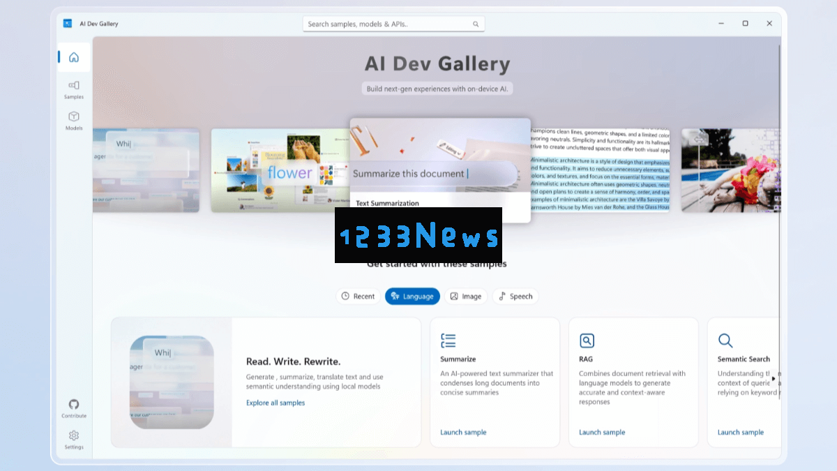 AI Dev Gallery
