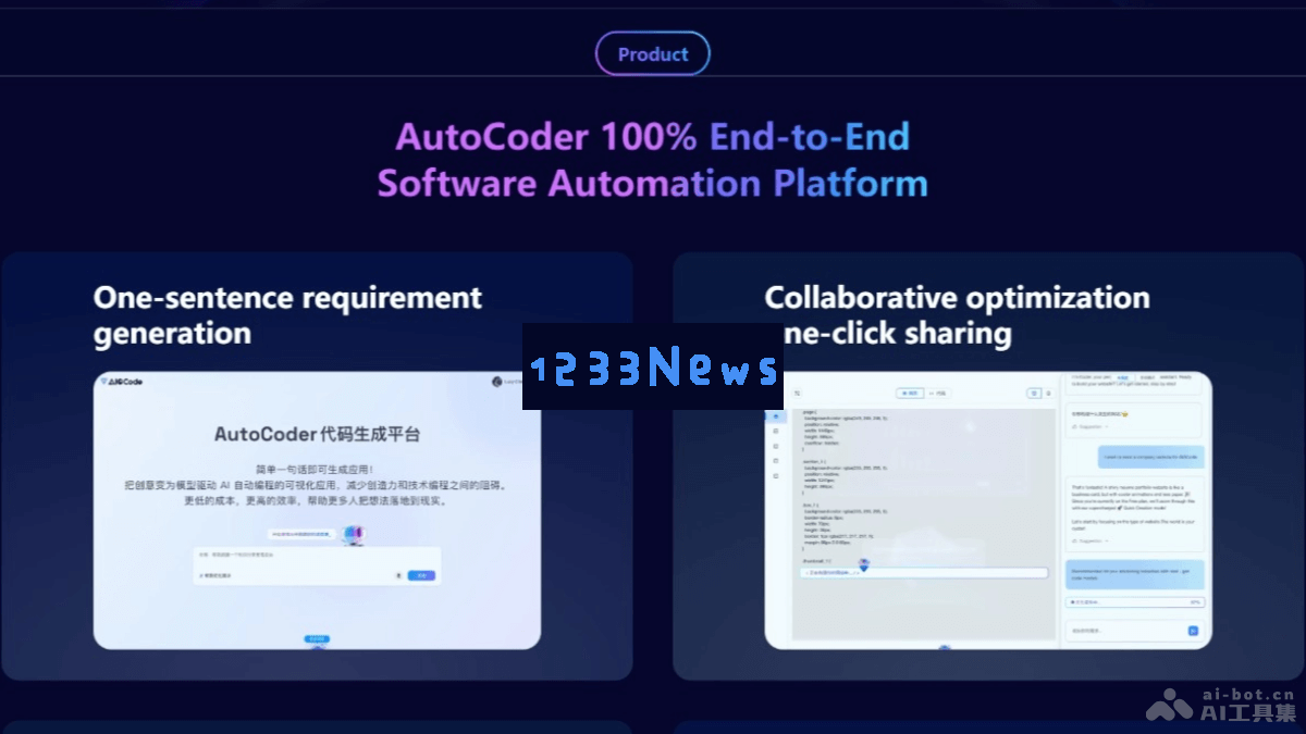 AutoCoder – AIGCode推出的无代码编程解决方案，简化开发流程与提升效率