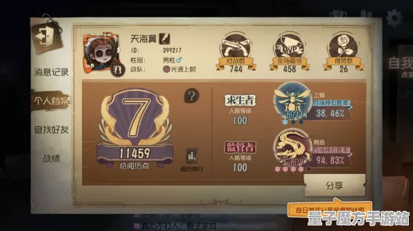 《第五人格》声望速刷-实时更新-每日热修-安卓/iOS-体育竞技