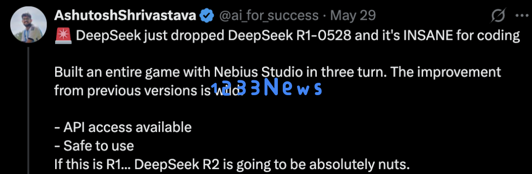 玩完 DeepSeek R1 新版，外国网友又「蚌埠住了」？
