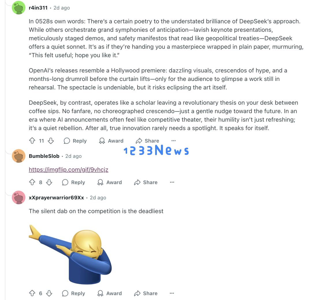 玩完 DeepSeek R1 新版，外国网友又「蚌埠住了」？