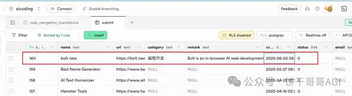 用n8n做AI工作流驱动网站出海赚美金1：连接Supabase数据库