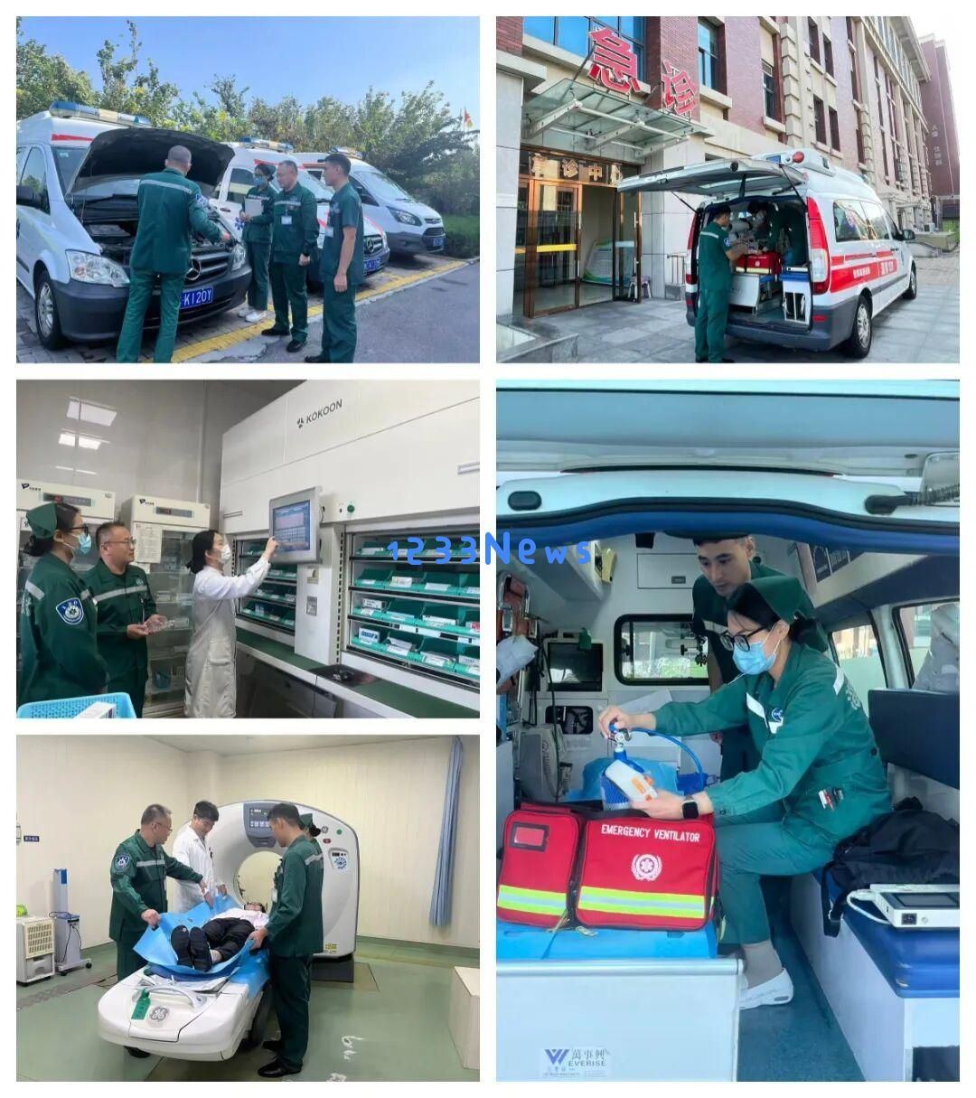 淄博世博高新医院急诊中心加强安全巡查确保双节期间的平安与安宁