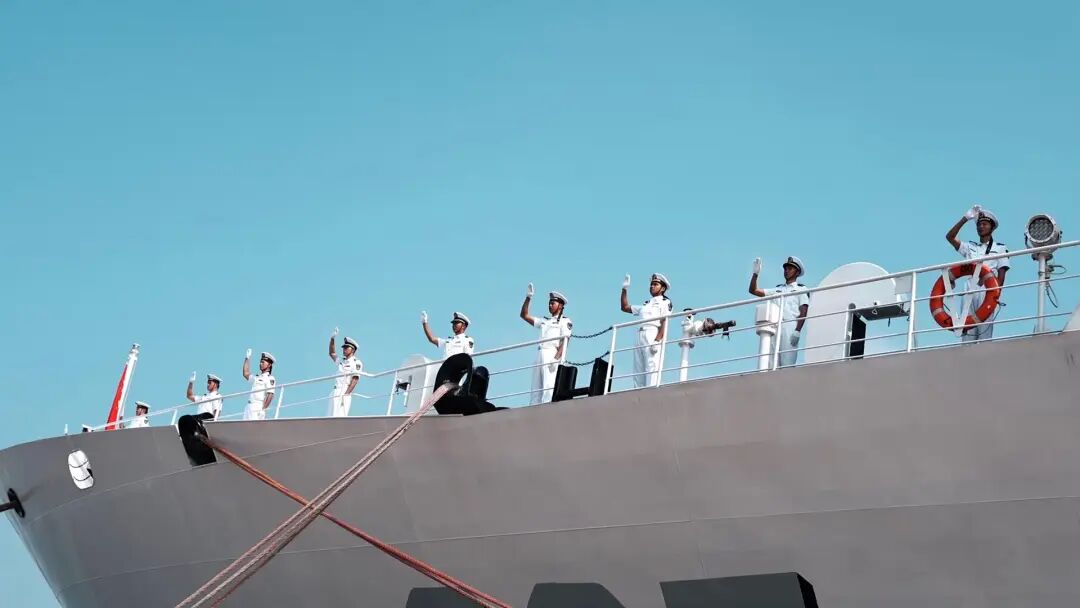 首次踏上海外执行任务的征程!今天正式起航,共同迎接挑战