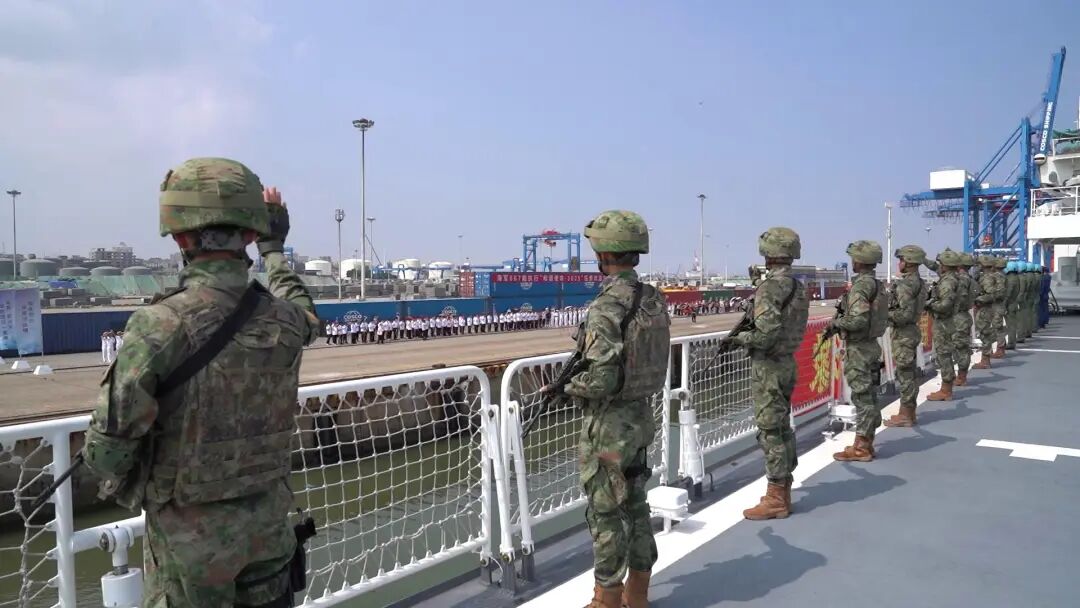 首次踏上海外执行任务的征程!今天正式起航,共同迎接挑战