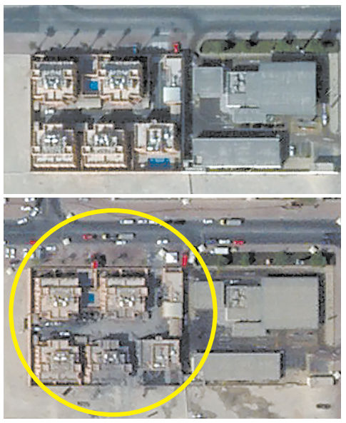 卫星影像揭示以色列军队对多哈五座建筑进行攻击的具体情况 卫星影像揭示以色列军队对多哈五座建筑进行攻击的具体情况