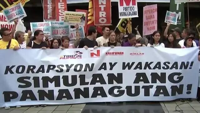 菲律宾军方提高警戒级别以应对民众抗议反腐行动