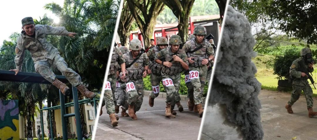 迎战而上!“雨林精英”比拼激烈进行中,战斗气氛紧张! 迎战而上!“雨林精英”比拼激烈进行中,战斗气氛紧张!