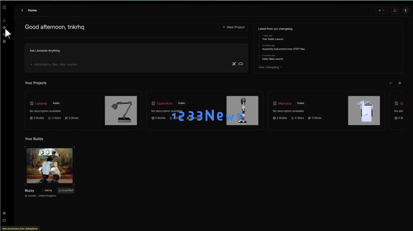 ​机器人界的GitHub诞生！Tnkr平台上线，让造机器人像写代码一样简单