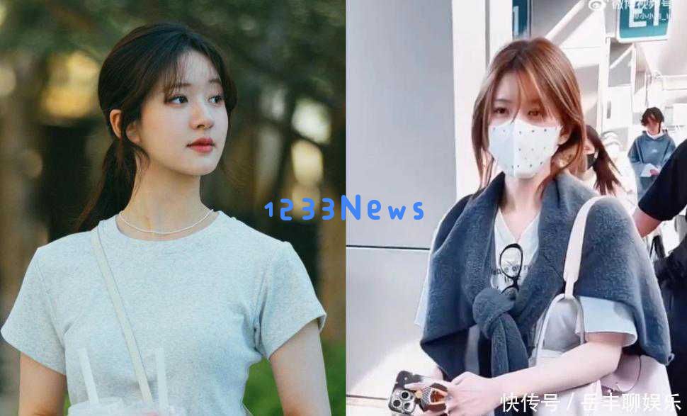 赵露思素颜亮相机场,网友惊呼梦回桑稚!因两大原因与肖战的新剧合作破局