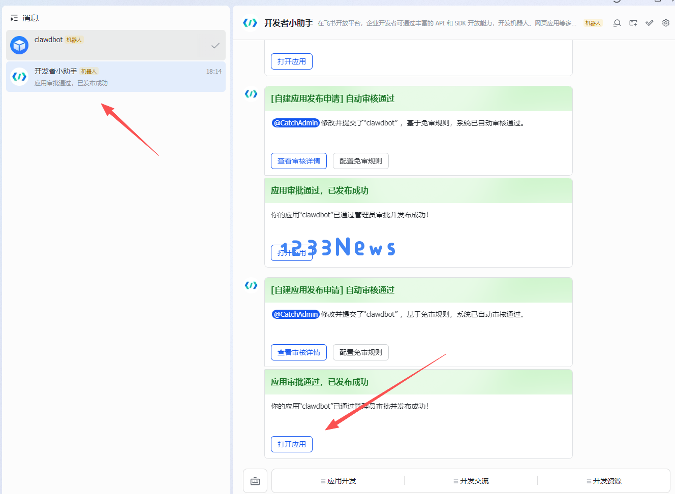 飞书应用发布成功 - Clawdbot AI 机器人