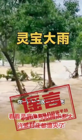 （2024年7月19日）今日辟谣：河南通报多起涉汛典型谣言案例_实时热点
