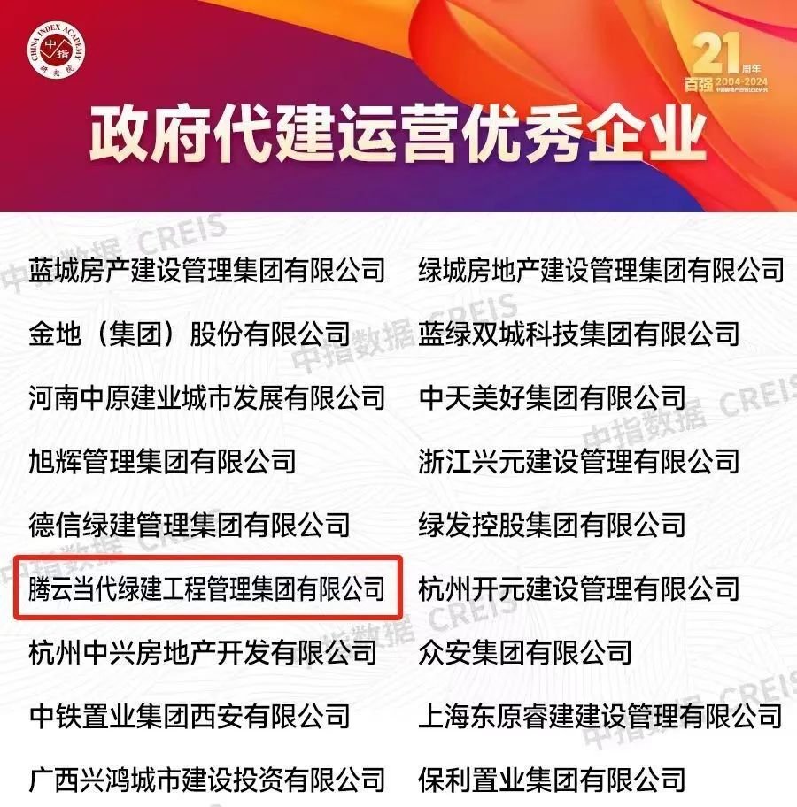 腾云当代管理:多元化绿色科技代建运营价值服务_房产资讯_房天下