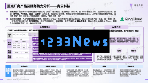青云科技助力AI算力提升，荣登《中国AI算力行业发展报告》标杆案例榜单