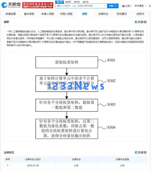 华为推出新专利：量化AI模型技术，显著降低内存使用效率