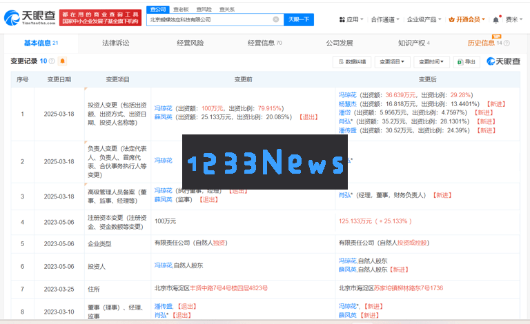肖弘回归北京蝴蝶效应科技，重新成为关键股东再度引发关注！