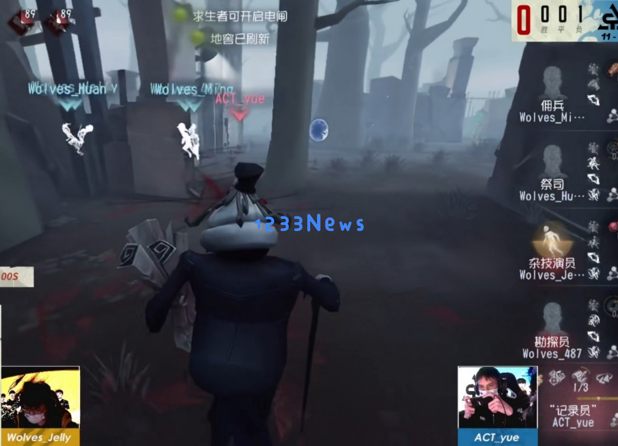 完美收官！第五人格Wolves战队双阵营奔赴，昂首阔步进入总决赛！