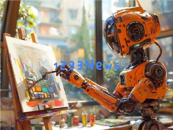AI,机器人画画