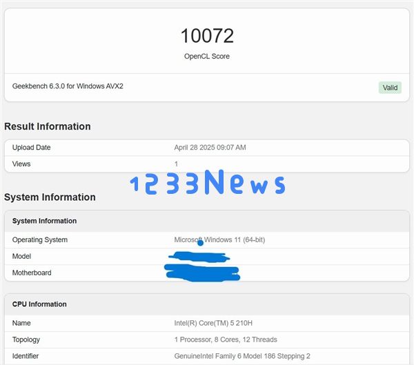 英特尔酷睿5 210H处理器实测：酷睿i系列的精神延续