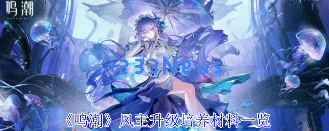 鸣潮风主全方位培养材料攻略，轻松升级不迷路！