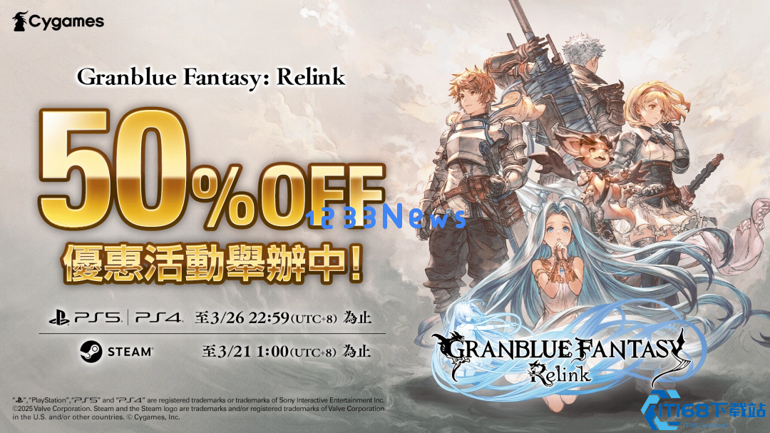 《碧蓝幻想Relink》全平台限时狂欢，Steam与PS双端半价特惠不能错过