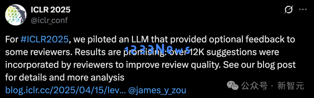 AI审稿技术突破：ICLR 2025采纳12222条建议，30页报告详解 - 大模型驱动科研革新