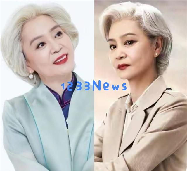欣赏潘虹，再看刘雪华：年长女性如何通过留白发和大卷发展现优雅与风格