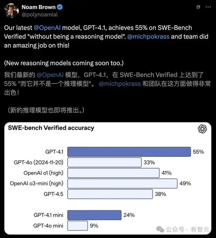 GPT-4.1全网实测来袭，惨遭谷歌Gemini碾压！大佬猜测：从GPT-4.5蒸馏的