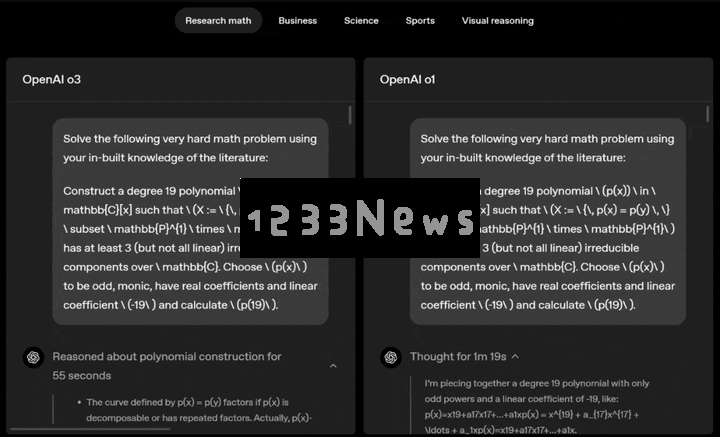 OpenAI震撼发布o3/o4-mini，直逼视觉推理巅峰！首用图像思考，十倍算力爆表