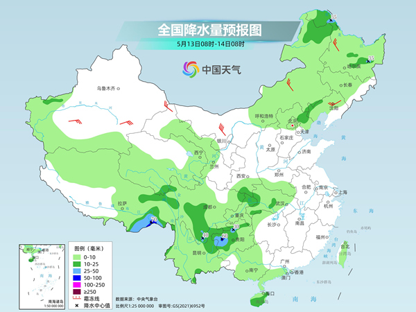 本周北方气温大幅上升中东部地区降雨频率明显增加