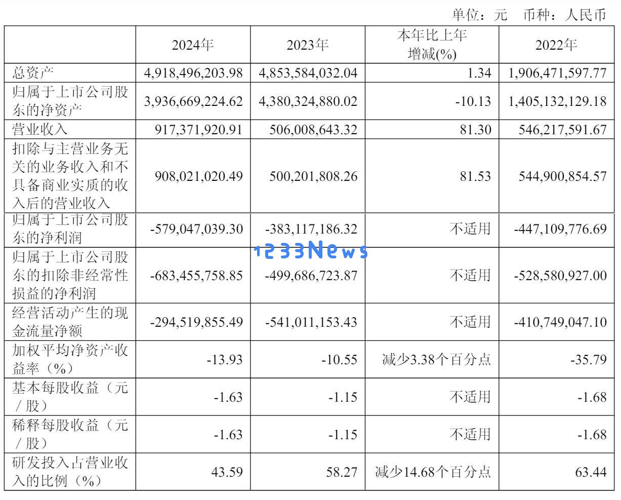 云天励飞2024年营业收入激增八成，扣非后仍亏损6.8亿，股东中电华登减持引发市场关注
