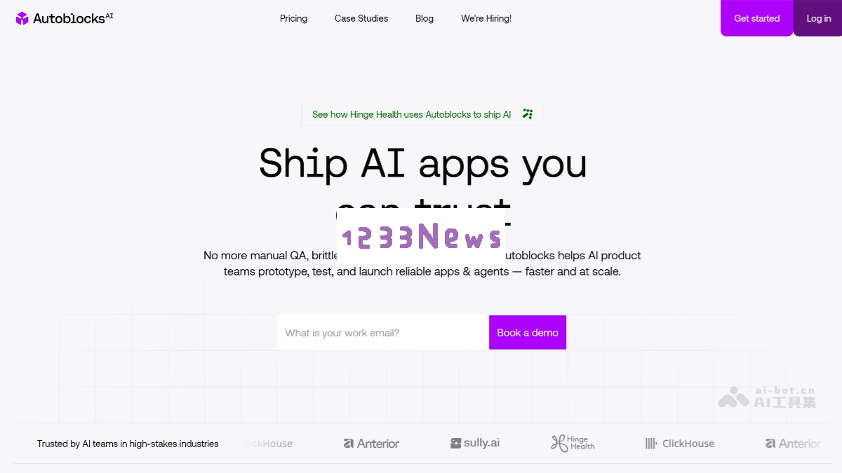 Autoblocks AI - 一款高效的AI开发和测试平台，能够模拟大量真实场景进行快速测试与验证