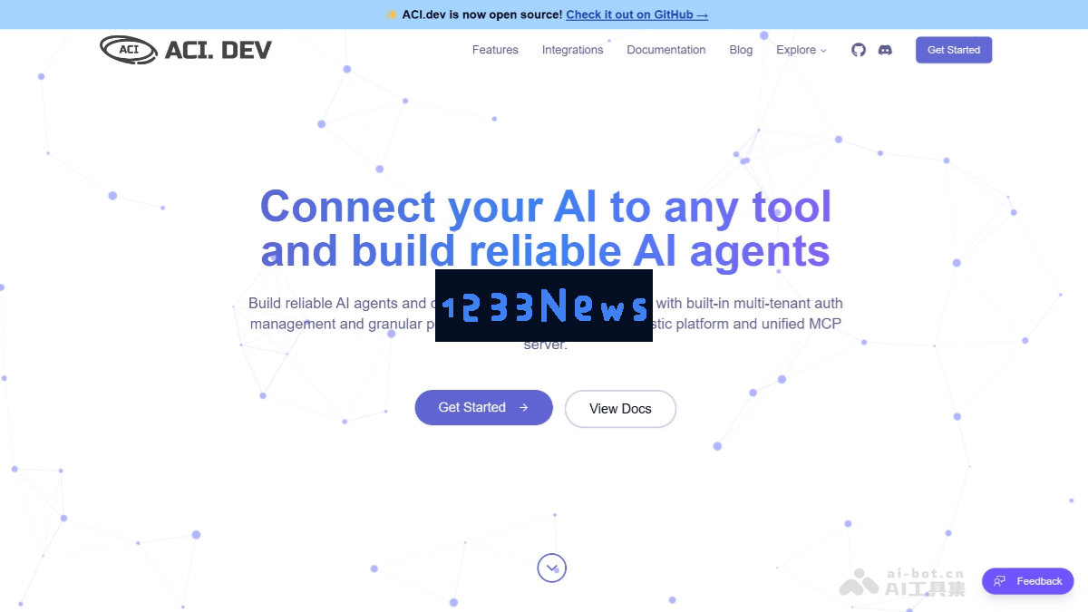 ACI.dev – 基于开源MCP基础设施平台的AI智能体设计与开发解决方案