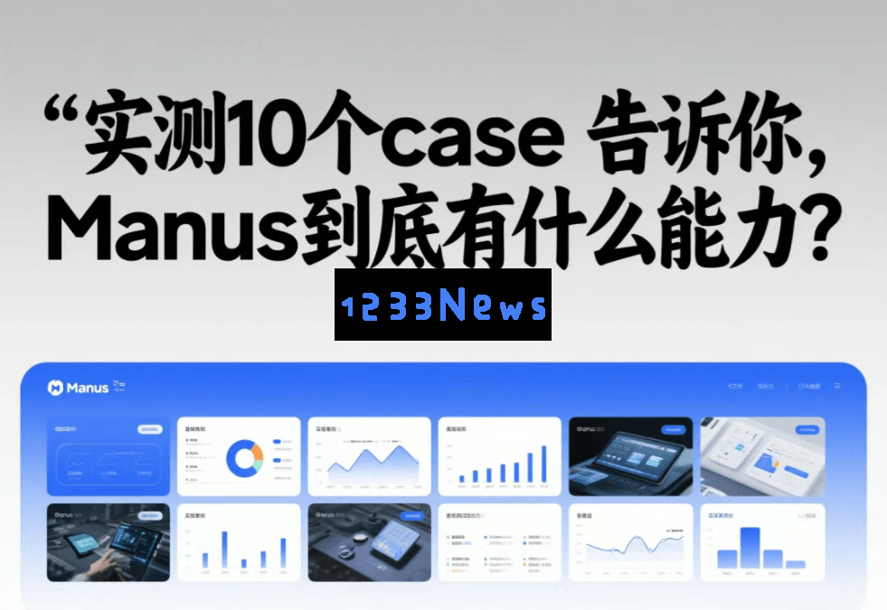 深入探索Manus，10个案例揭示通用型智能代理的多样功能与应用场景