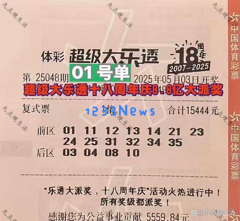 15张复式彩票挑战8.8亿奖金，25048期大乐透晒票：娱乐活动需注意把握分寸