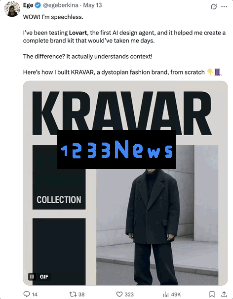 新兴超火Agent挑战设计师地位！Lovart全方位测试来了：真的是时候引爆热潮了