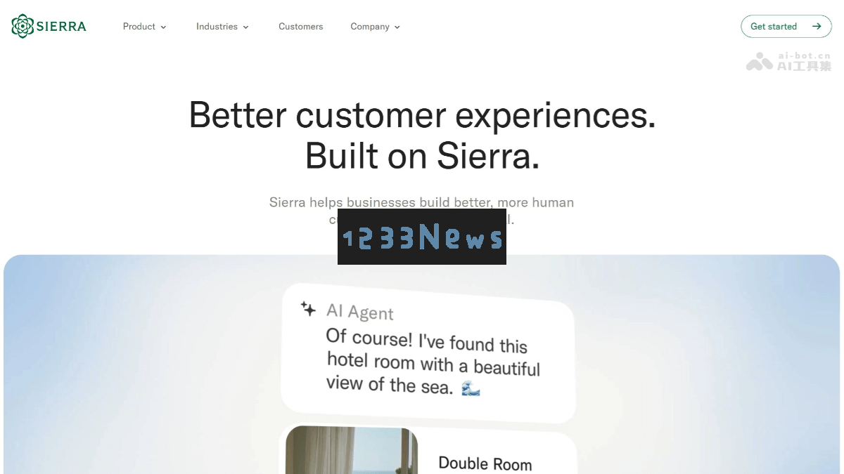 Sierra – AI驱动的客户服务助手，实时处理复杂问题与高效沟通
