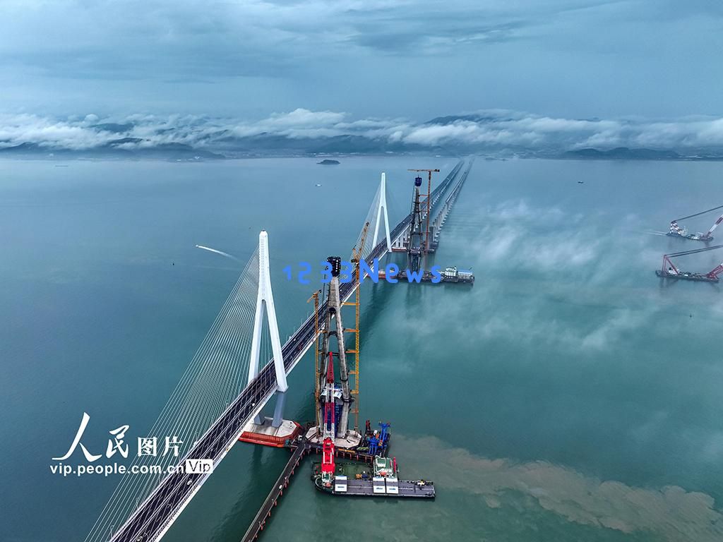 浙江宁波市域铁路象山港跨海大桥全面启动架梁工程，建设进展引关注