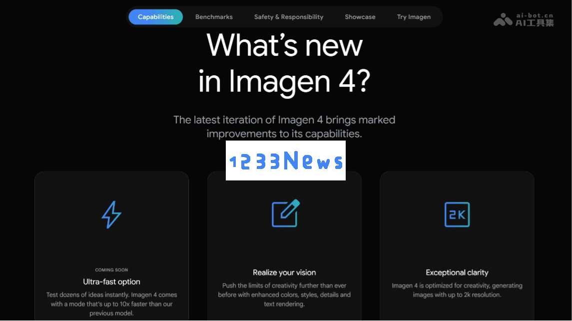 Imagen 4 - 谷歌全新发布的最新图像生成人工智能模型及其创新功能