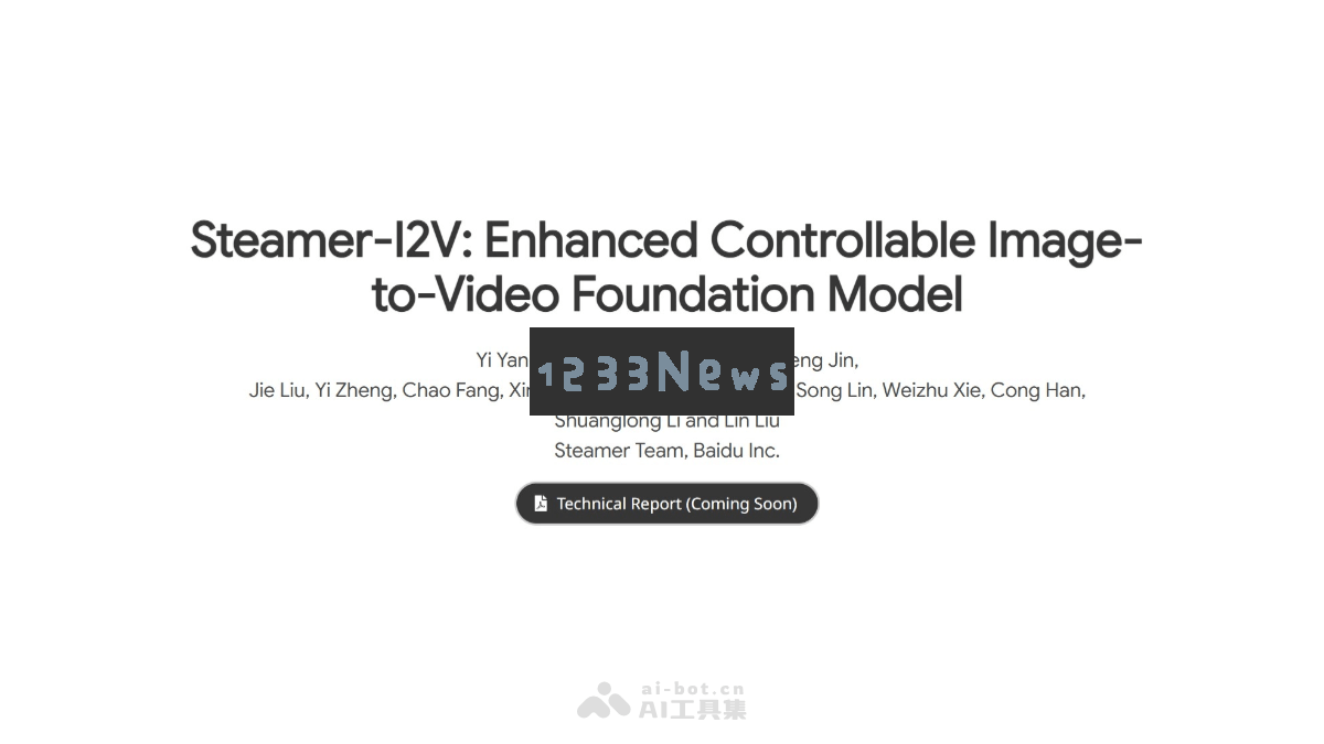 Steamer-I2V – 百度全新推出的图像转视频生成技术模型介绍